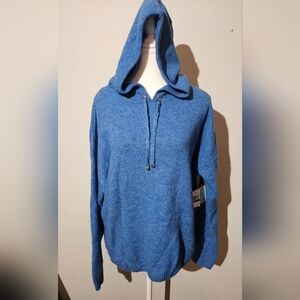 NWT CeCe Soft Sweater Knit Hoodie Size XL